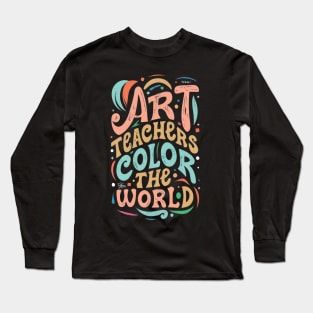 Art Teachers Retro Long Sleeve T-Shirt